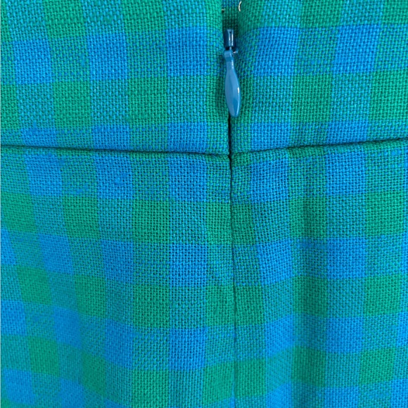Elegant Blue Checked  Women's Skirt - Picture 11 of 11